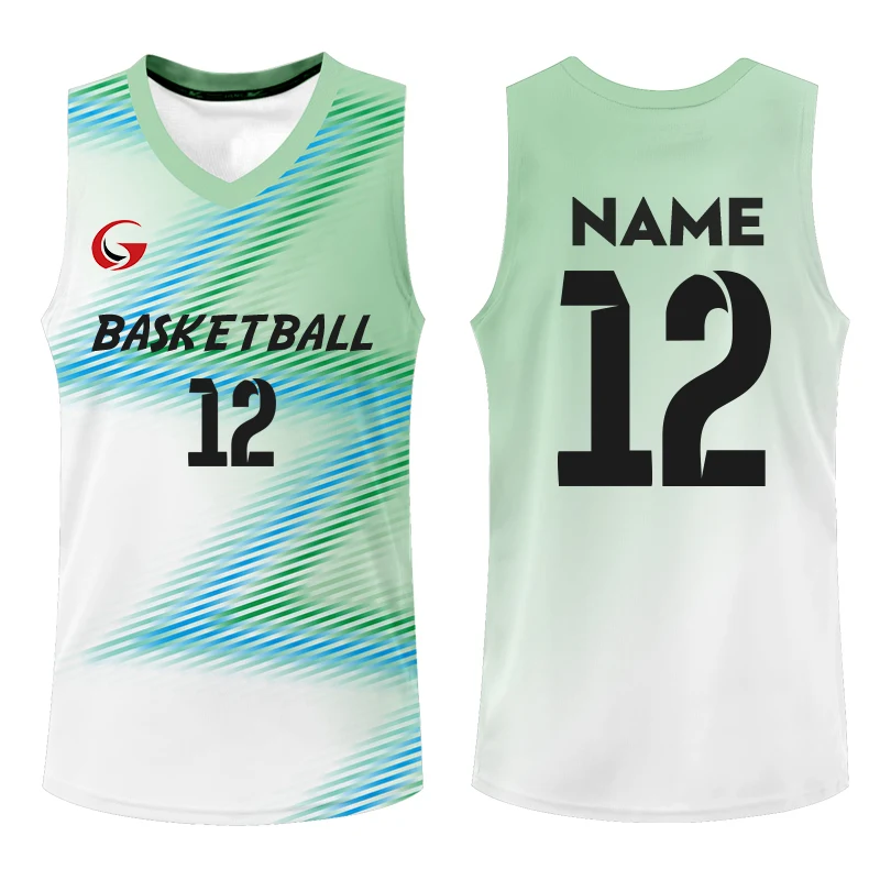 Source Mens Custom Sublimation Uniform Design Green Jerseys Basketball  Jersey on m.