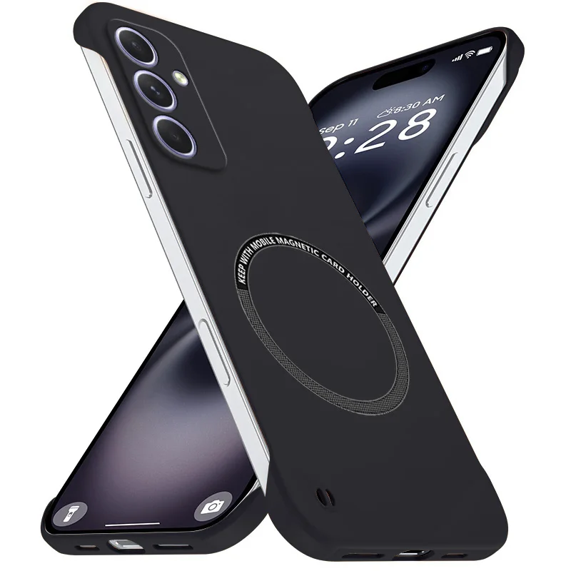 Magnetic Slim Frameless Matte Anti-Scratch Shockproof Phone Case
