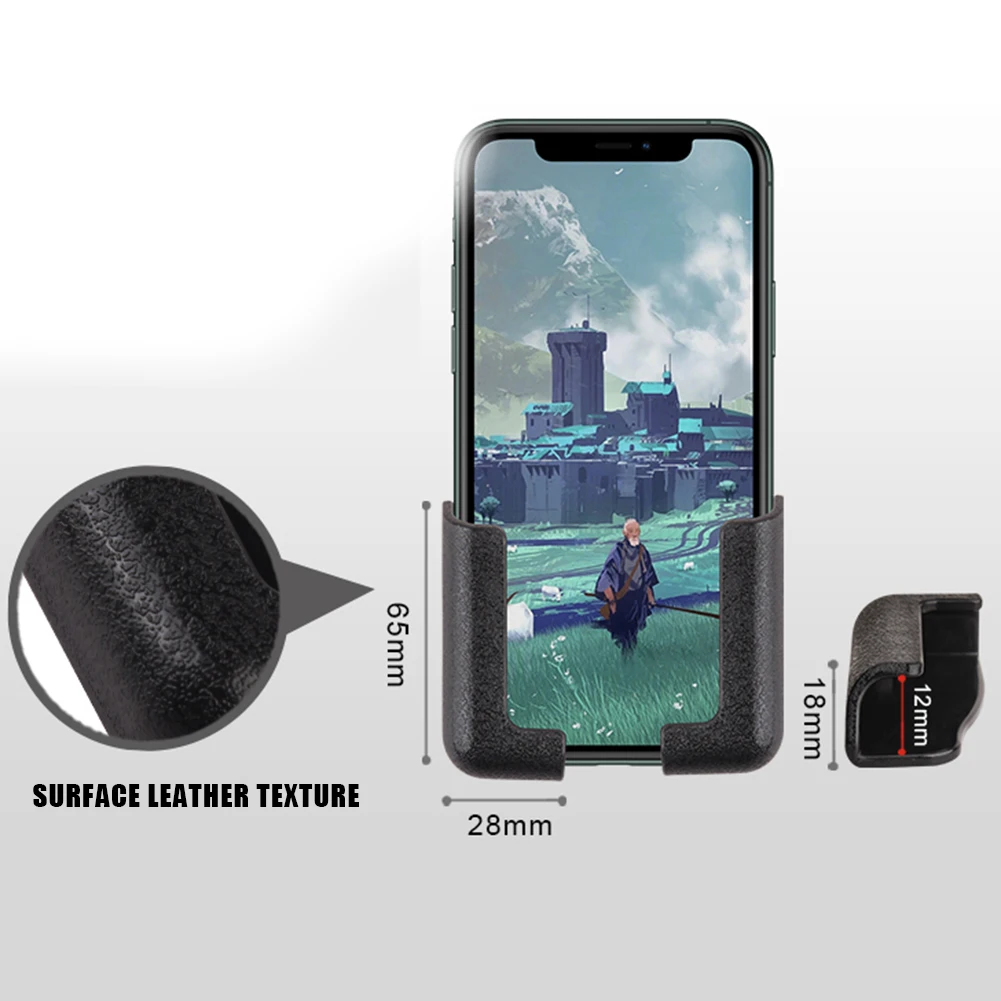 Supporto per telefono cellulare multifunzione per Auto portacellulare portabilità di leggerezza senza spazio supporto per interni Auto accessori - immagine 2