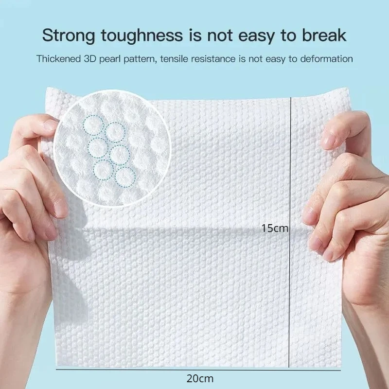 Soft Cotton Towel Disposable Face Towel Towels Bathroom Accessories Dry Rags for Washing and Drying Face Towels 50/100Pcs Home 3