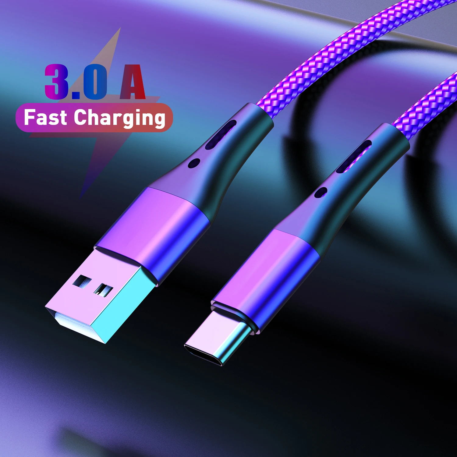 Lovebay 3A USB Type C Cable Micro Wire Word Mobile Phone Fast Charging Cables For iPhone 13 Pro Max 12 11 XR Xiaomi Realme |