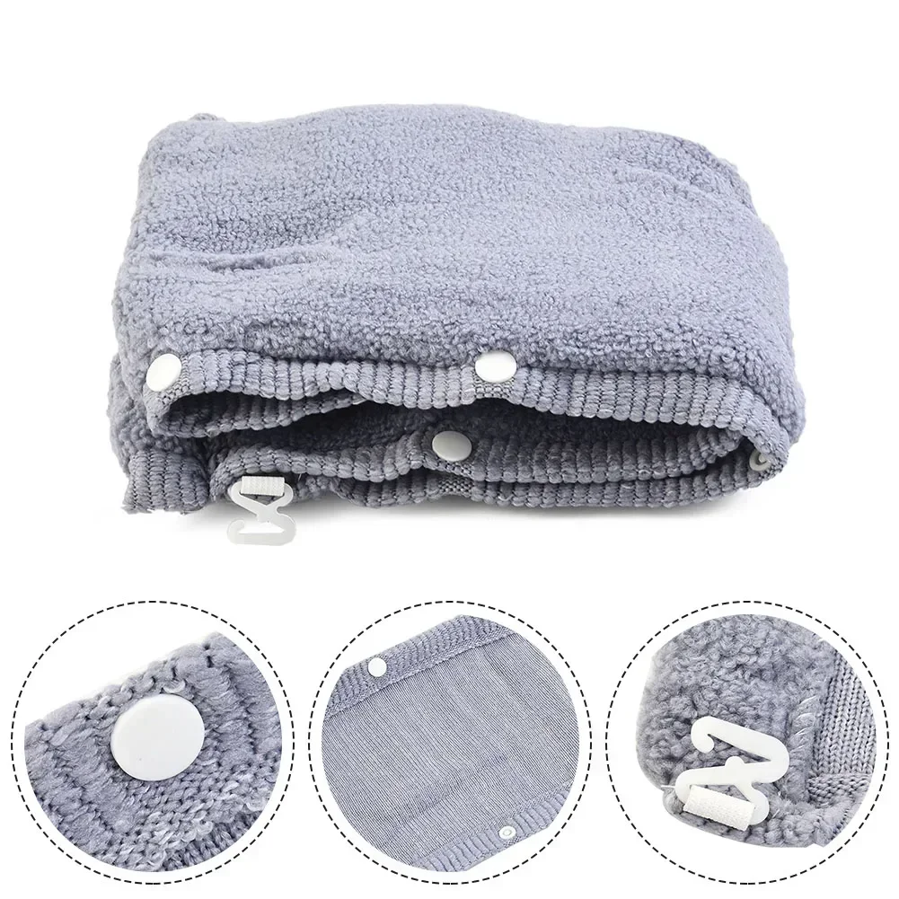 1 PCS Toilet Seat Cover Bathroom Soft Thicker Warmer with Snaps Fixed Stretchable Washable Fiber Cloth Toilet Seat Covers Pads 4