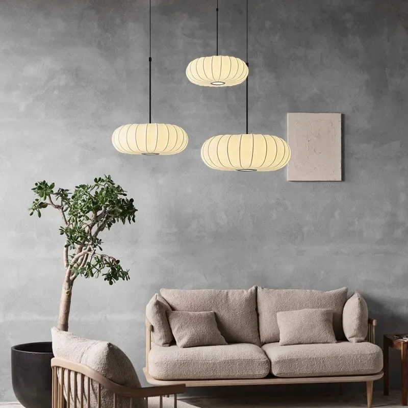 Wabi Sabi Modern Led Chandelier Pendant Lamp For Restaurant Bedroom Bedside Simple Pendant Lights Dining Room Loft Hanging Lamp 4