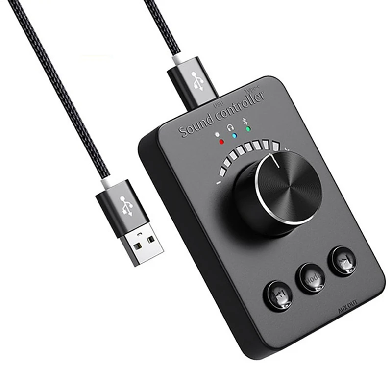 USB-Регулятор Громкости, Внешняя Звуковая Карта USB, Передатчик.