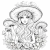 Fantastical Fungi Exploration Coloring book For Adults And Teens Featuring 20 Page For Holiday Birthday Party Kill Time Graffiti 4