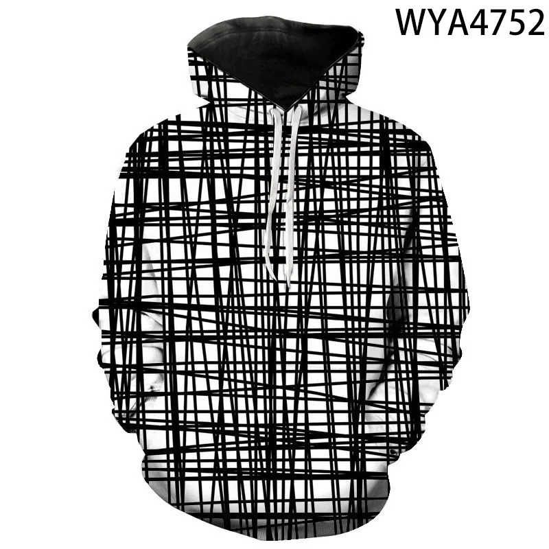 

Men Women Children Lines Waves Stripes Art Design Sweatshirts Hoodies 3D Printed Streetwear Boy Girl Kids Pullover Fashion Tops