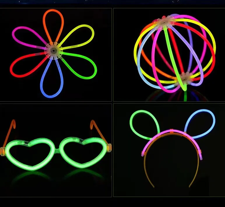 

Children's Toys Glow Stick Party Fluorescent Bracelet Necklace Neon Light Wedding Colorful Light Stick Concert Props