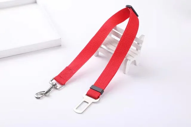 Dog Cat Car Safety Belt Adjustable Leash Vehicle Seat Belt Pet Supplies Harness Safe Lever Traction Collar  Puppy  Leash 