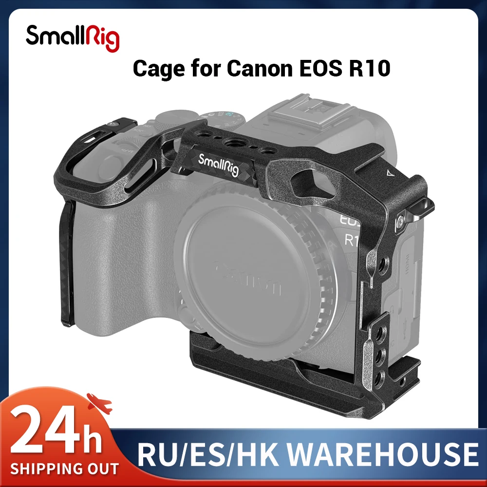 SmallRig Cage R7 R10 “Black Mamba” DSLR Camera Cage for Canon EOS R7 Full Cage 4003 for EOS R10