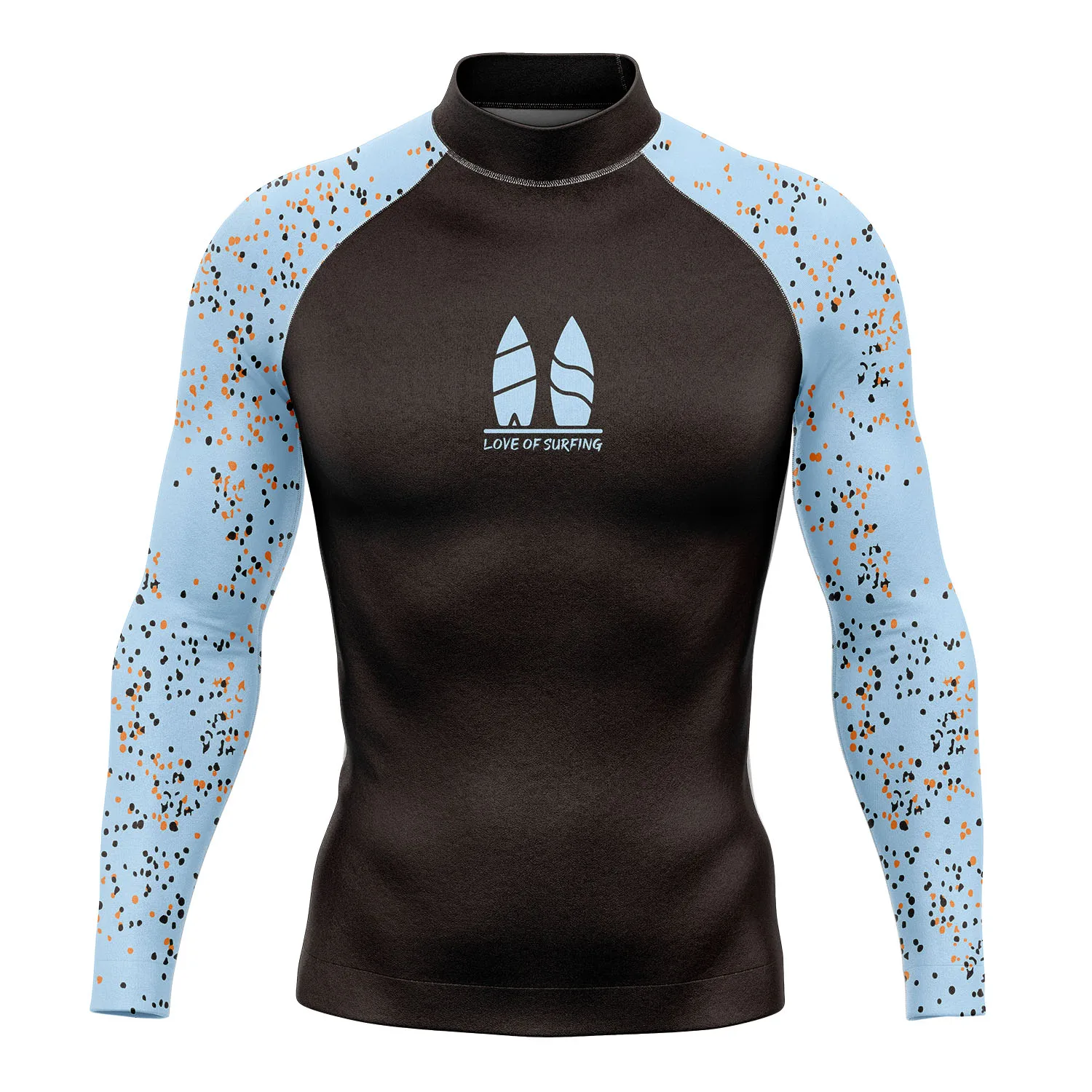 Summer Mens Long Sleece Rash Guard Surfing Shirts Ropa De Agua Beach Wear UV Protection Swimwear Performance Keep Warm Surf Tops