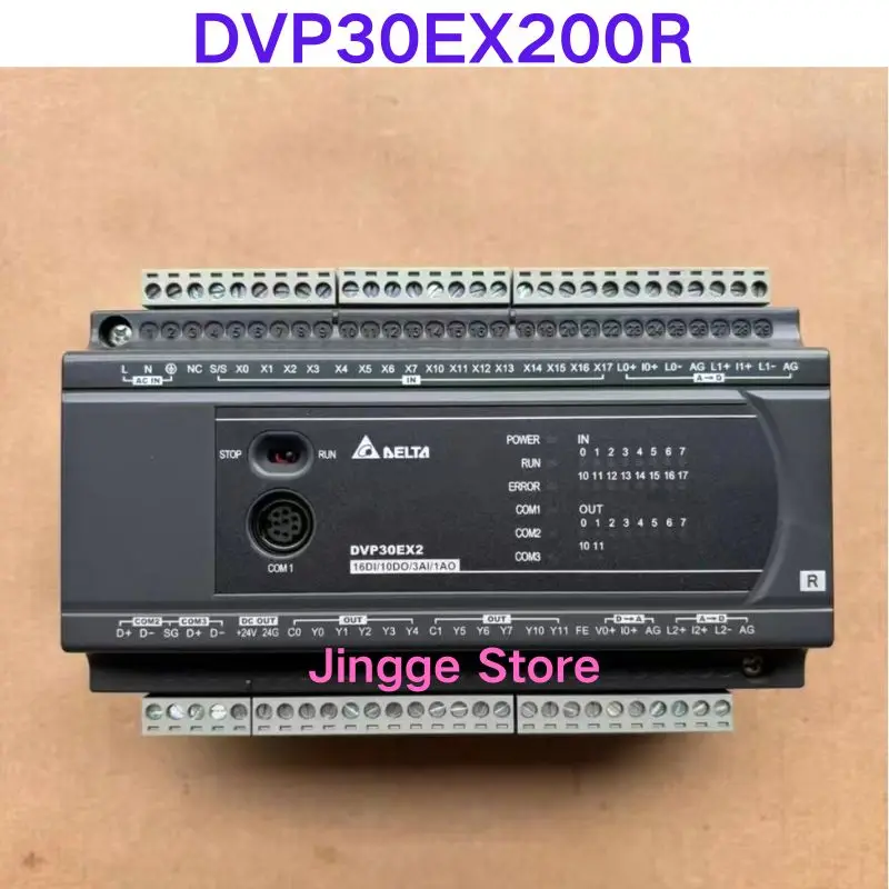중고 테스트 완료, DVP30EX200R, 아날로그 PLC 호스트 V3.42A0을 사용한 릴레이 출력