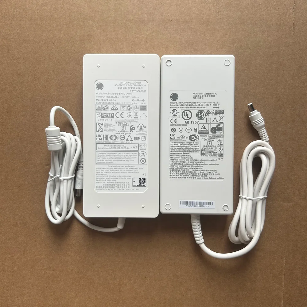LG 32UL750 32BL75U 32BL95U 32UL950 LCD 모니터 EAY65068604 전원 충전기용 오리지널 Acc-LATP1 19.5V 10.8A AC/DC 어댑터