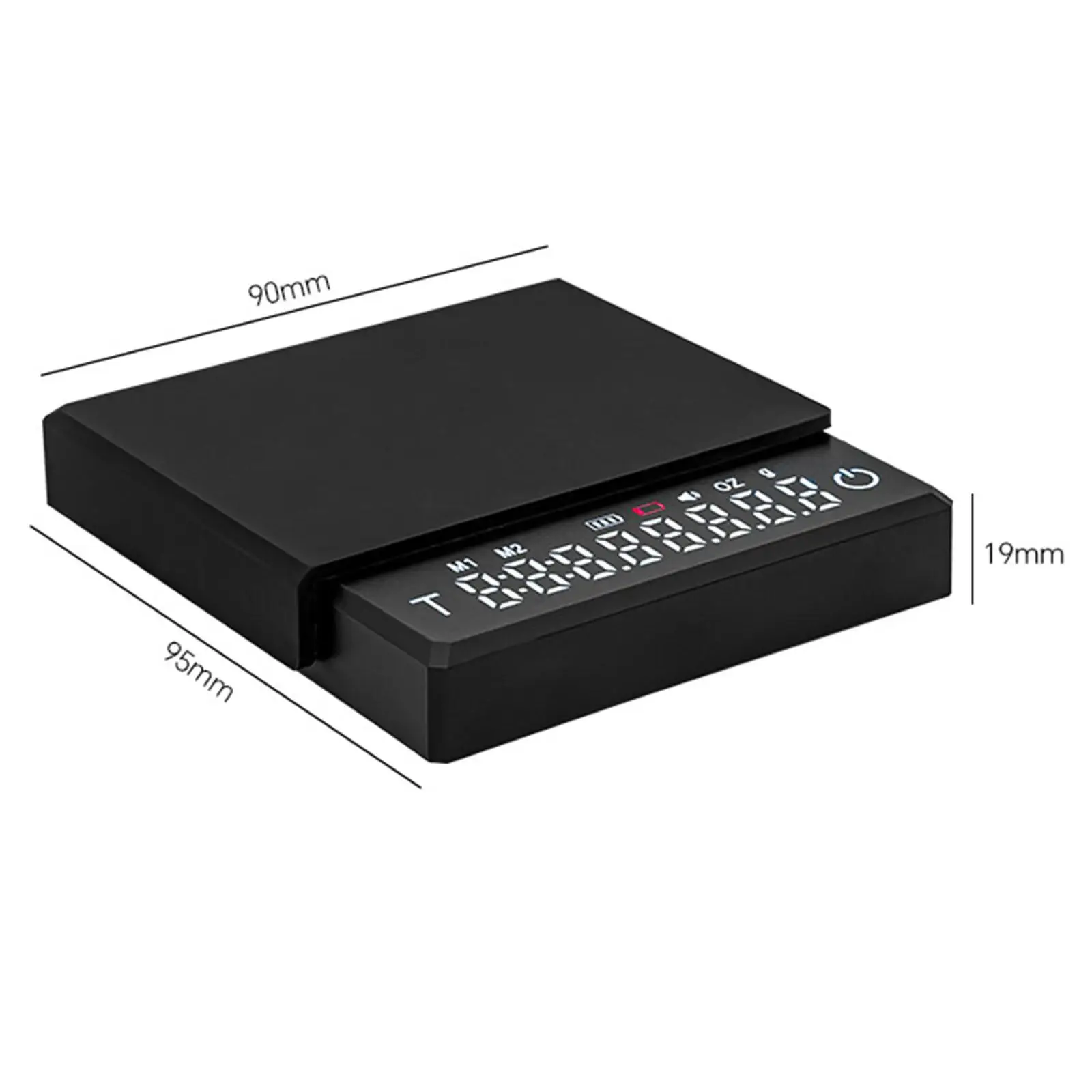주방 커피 체중계 LED 디스플레이 고정밀 집들이 선물, USB 충전식 전문 바리스타 도구, 카페 샵 가정용