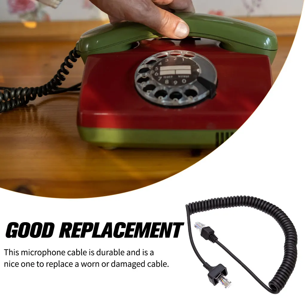 

Walkie Talkie Handheld Speaker Adapter Cable Microphone Converter Cord