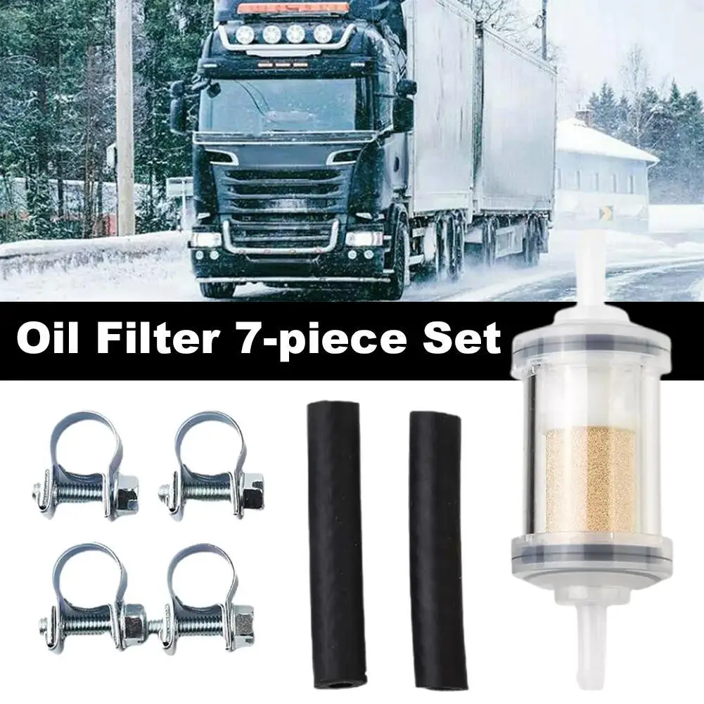 Diesel Fuel Filter W/ Hose & Clip Parts For Eberspacher For Webasto Parking Heater Automobiles Filters Wear Parts