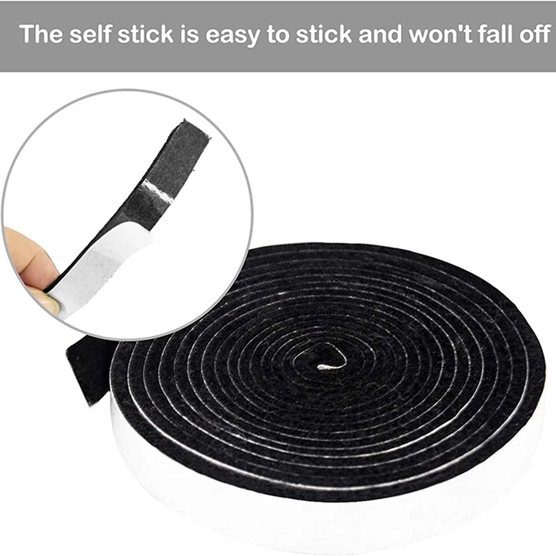Hot BBQ Smoker Gasket Self Stick Grill Tape High Temp Grill Seal Self Stick Gasket 6 Pack
