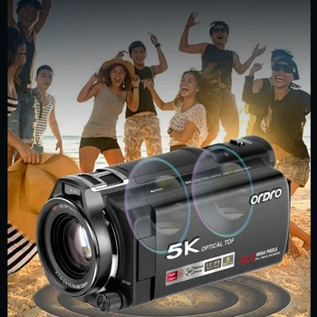 Videocamera digitale 4K XV80 con touch screen da 3,5" Zoom ottico 12X Streaming live e controllo APP |   per vlogging, YouTube, fotografia