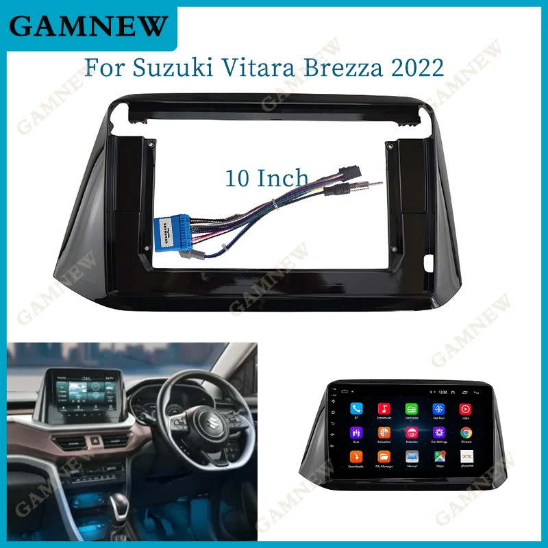 

10-дюймовый адаптер для автомобильной рамы для Suzuki Vitara Brezza 2022 Android