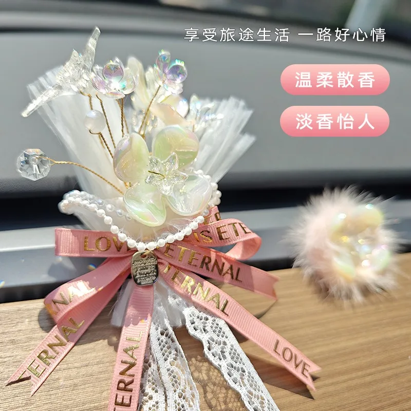 

Car Air Outlet Aromatherapy Creative Car Air Conditioning Air Outlet Decoration Clip Net Red Goddess Car Interior Products