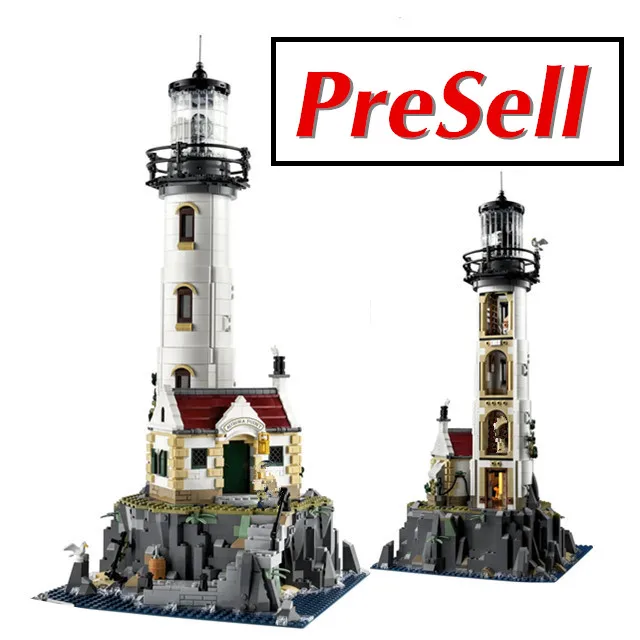 

In Stock 2022 2065PCS New Sea Lighthouse 21335 Assembled Model Building Block Bricks Kit Children Educational Toy Gift Set