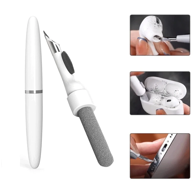 Kit de Limpiador para Auriculares, Estuche de Limpieza para Airpods Pro 3,  2, 1 con Bolígrafo de Limpieza, Bluetooth, Cepillo para Airdots Xiaomi -  AliExpress