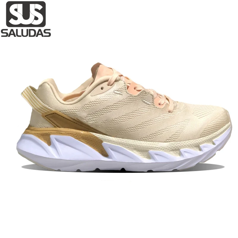 

SALUDAS Elevon 2 woman Running Shoes Outdoor Marathon Sneakers Track Field Shoes Light Elastic Thick-Soled Running Training Shoe