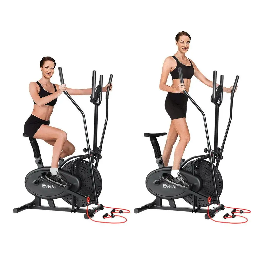 Sure, here's an optimized product title for that adheres to your requirements: 5 in 1 Elliptical Exercise Bike Cross