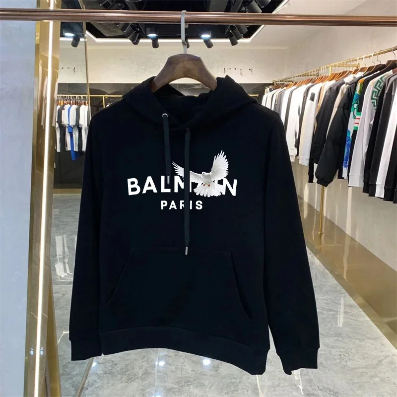 Men's Luxury Hoodies Designer Pullover Hooded Sweatshirt for Male Retro Y2k Vintage Trendy Casual Mens High Quality Streetwear
