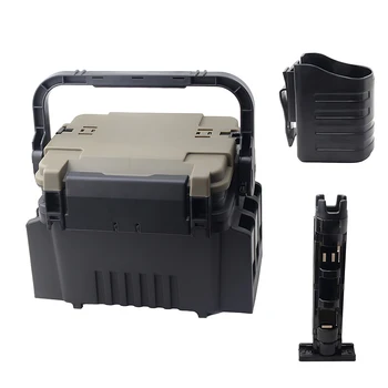 Large Fishing Box Organizer Multi-function Lure Live Fish Bucket Thickening Storage Box Fishing Accessories Tackle Box Pesca 1