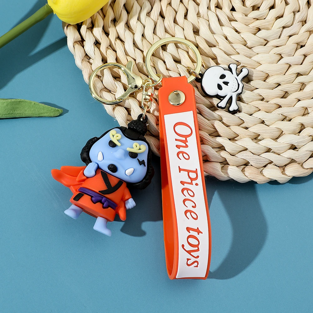 سلسلة مفاتيح أنيمي مونكي دي لوفي للأطفال قطعة واحد...