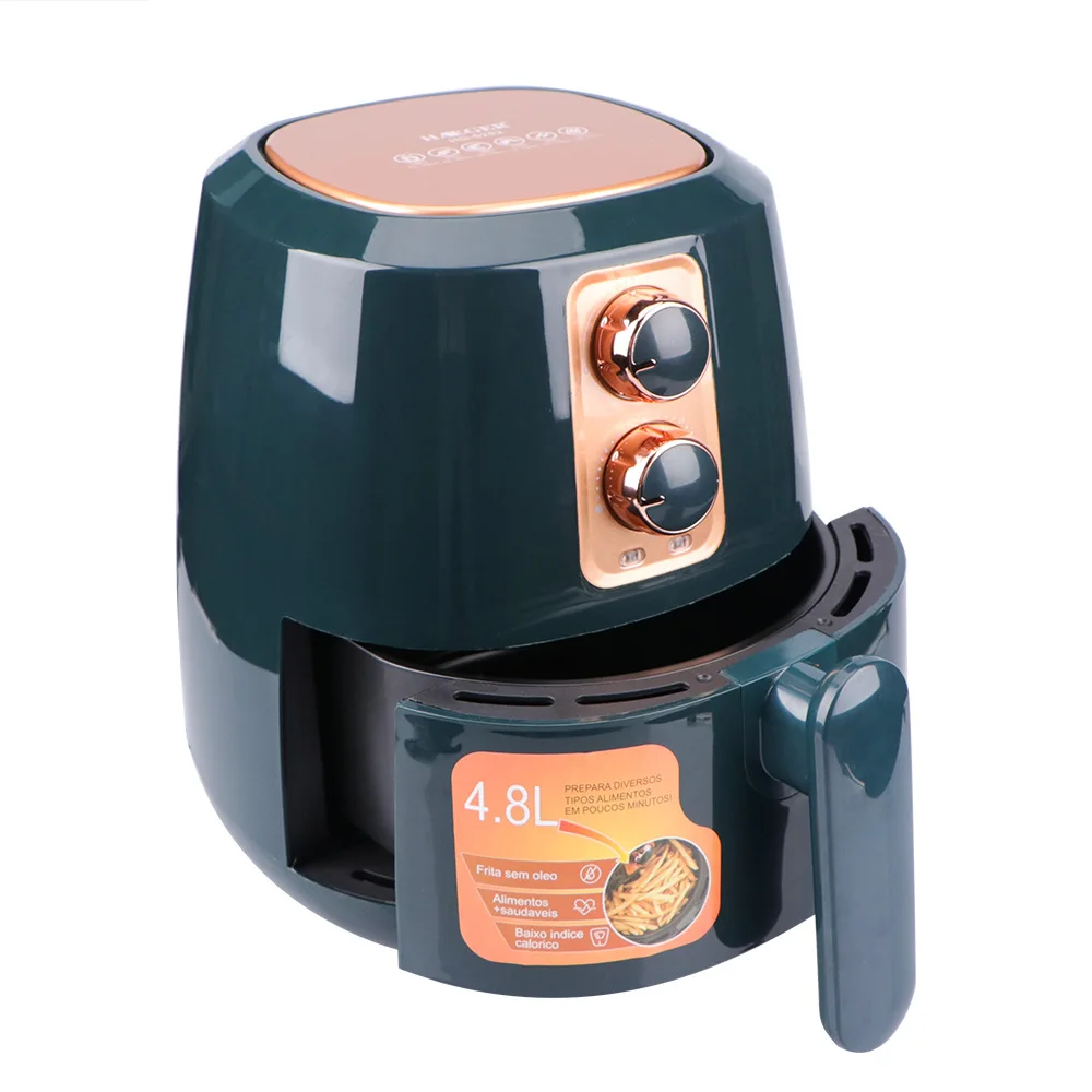 Fritadeira de ar Nova sem Óleo Profundo sem Fritadeira de Óleo Inteligente Elétrica Casa Cozinhar Fritadeira Profunda 360 ° Cozimento Led Touchscreen 4.8-5.5l Computers & Electronics