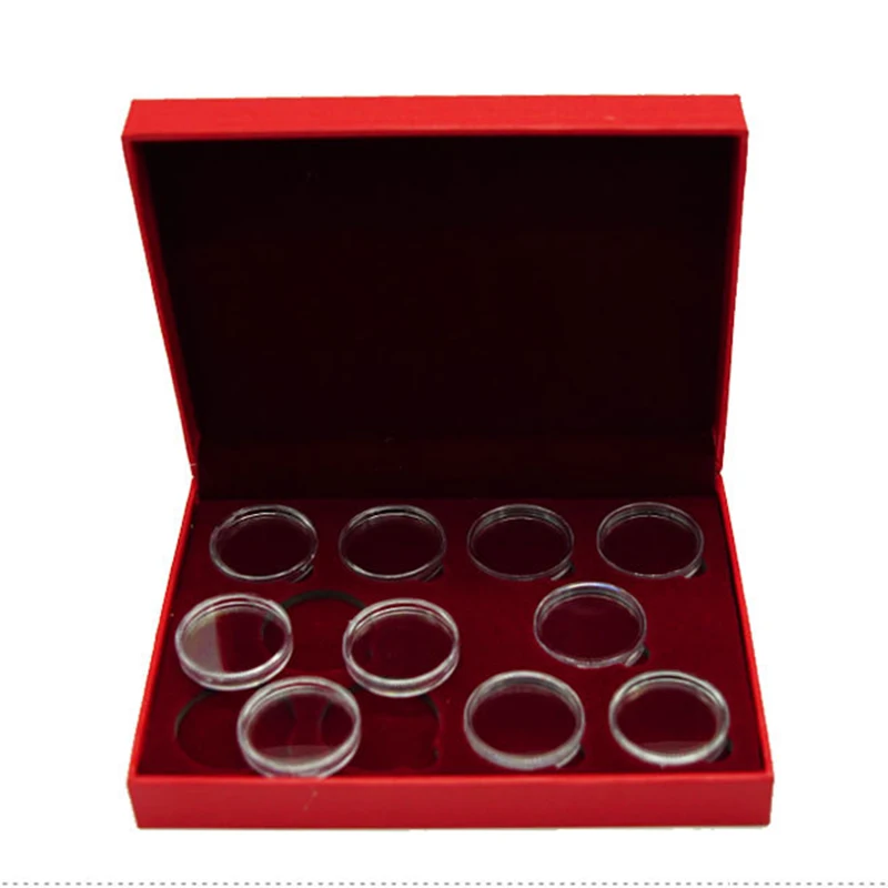 

Wooden Coin Storage Box Display Case Commemorative Coin Protection Box Coin Holder For Commemorative Coins Silver Coins Medals