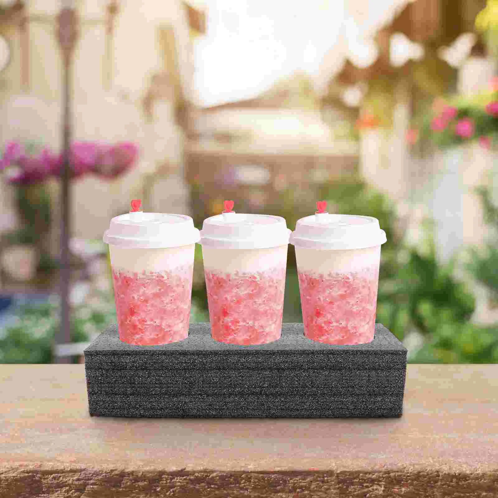 MT Products Small Paper Food Tray with Drink Carrier - 2 Cup Carriers for  Drinks - Paper Cup Holder and Tray for Hot or Cold Drinks and Food - (25