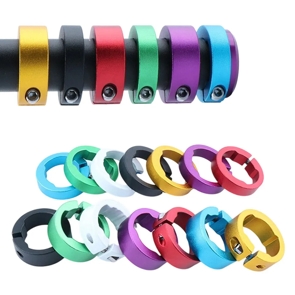 1Pc Bicycle Grips Lock Rings 8/12mm Aluminum Alloy End Ring Lock On MTB Mountain Road Bike Handlebar Parts Bicycle Accessories