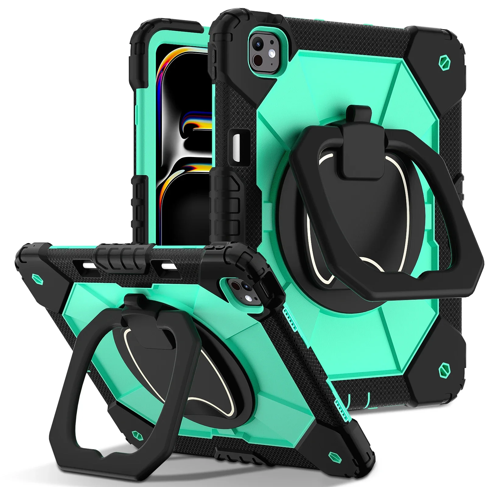 Versatile 360° Rotatable Stand Tablet Case with Shockproof Protection
