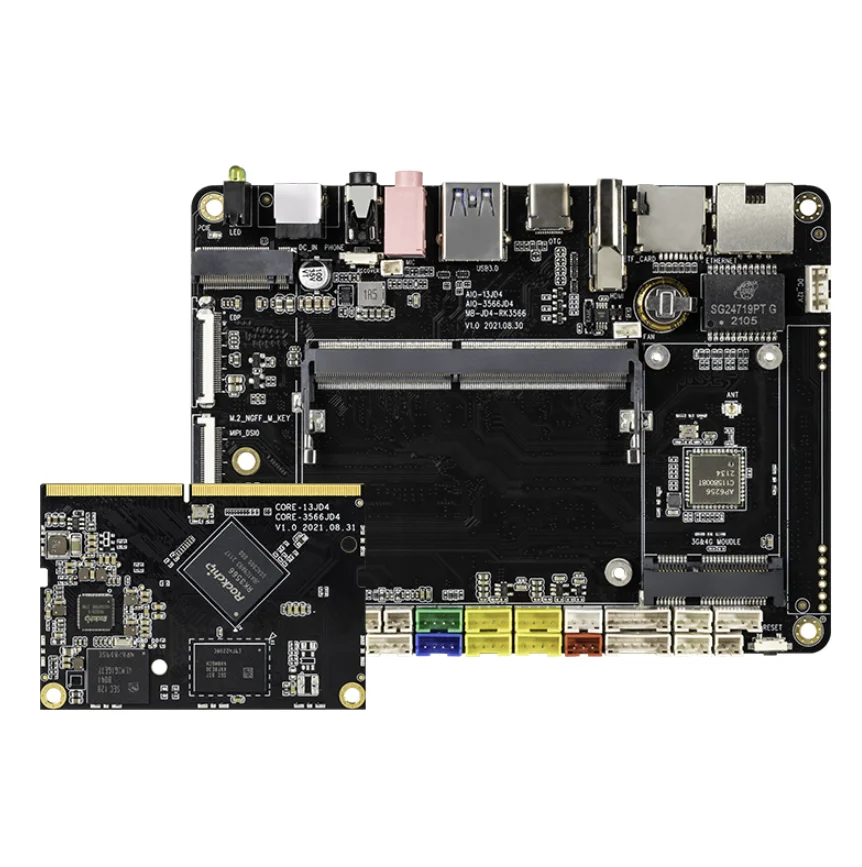 ݵ Core-3566JD4 ھ  4G/3G ⰡƮ Ʈũ Ʈ PCIE2.0 SATA M.2 AI ڸ