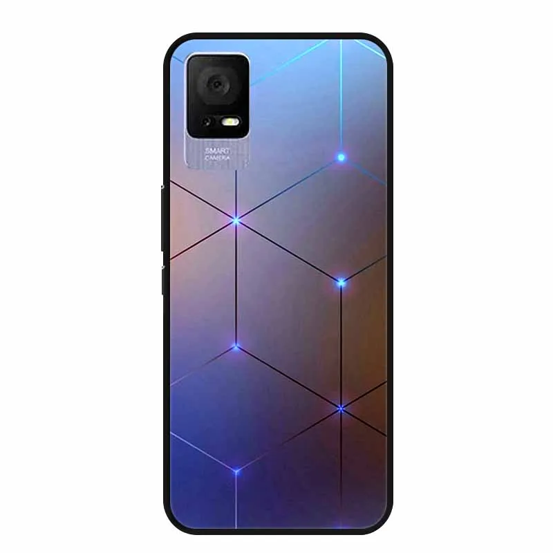 Fashionable Soft TPU Silicone Phone Cover - Stylish Painted Bumper Case