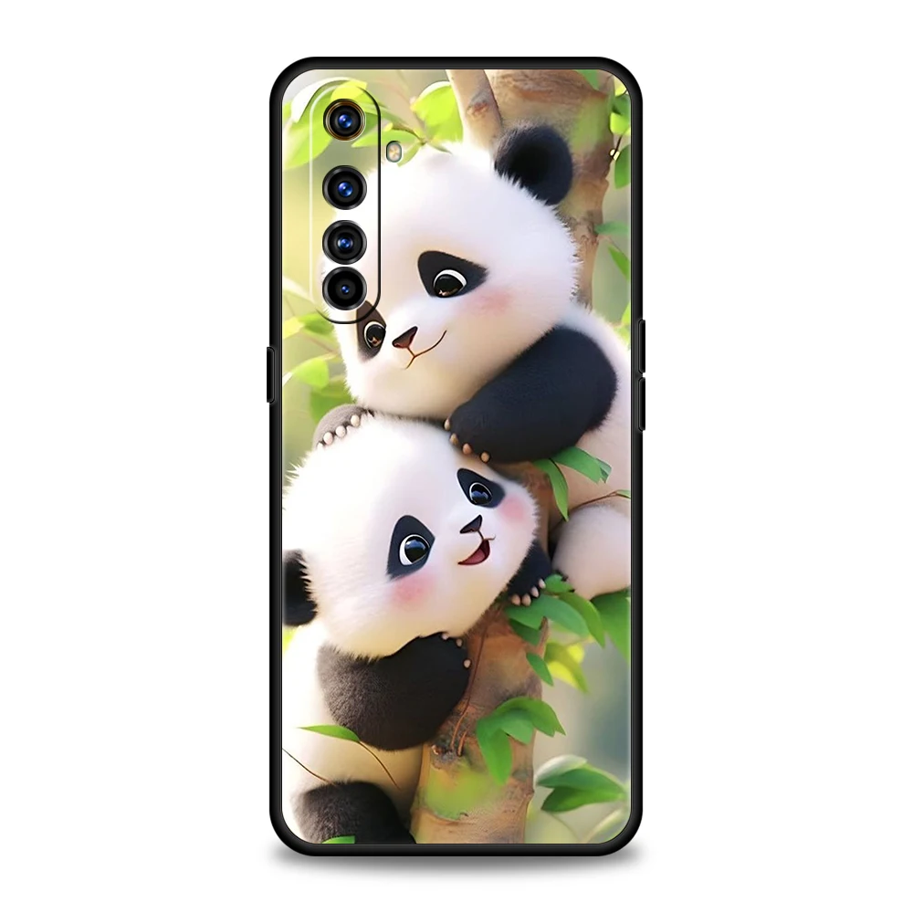 Cartoon Lovely Panda Shockproof Silicone Phone Case