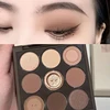 9 Color Eyeshadow Daily Makeup Brown Eye Shadow Palette Shimmer Matte Lasting Pearl Fine Shimmer Earth Color Eye Shadow Korean 2