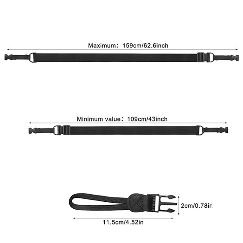 Adjustable Nylon Crossbody and Neck Lanyard with Quick Release
