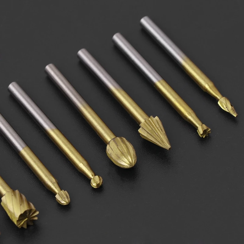 

10pcs Rotary File Engraving Cutter Tool Electric Grinding Polishing for Hea Dropship