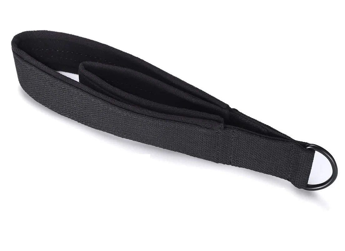 Yoga Resistance Bands Double Ring Elastic Yoga Pilates Bed Exercise Ankle Buckle Stretch Strap