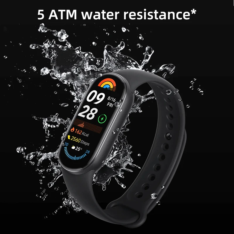 Global Version Xiaomi Smart Band 9 Bracelets 1.62''AMOLED Display BloodOxygen Heart Rate Monitoring 150+ Sport Modes Smart band 2