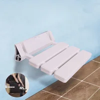 Sitting Shower Bathroom Chair Toilet Adults Small Portable Toilet Stool Metal Wall Mounted Sgabello Bagno Bathroom Furniture 1