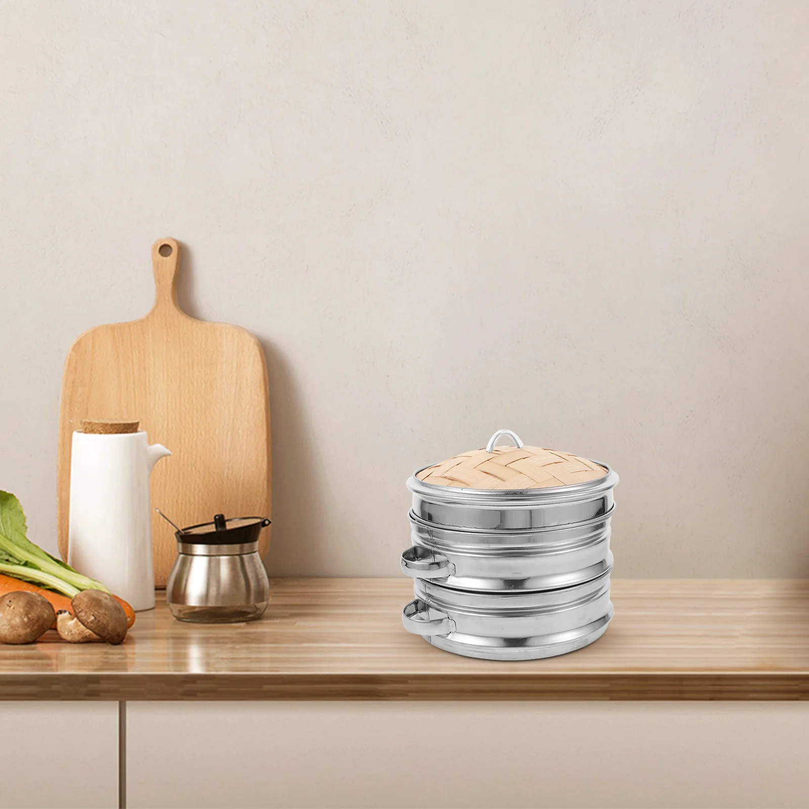 Commercial Steamer Cuckoo Rice Cooker Stainless Steel Dumpling Maker Basket for Pot