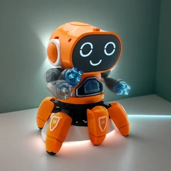 Giocattolo robot ragno musicale con 6 bracci danzanti – Perfetto per ragazzi e ragazze