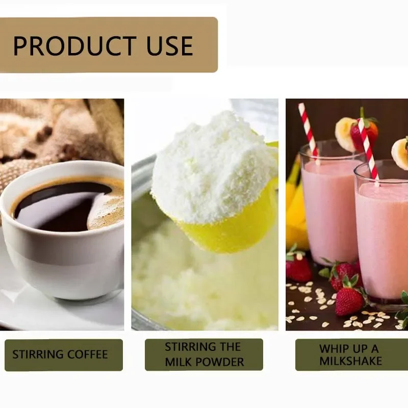 Mini Portable Blender Foamer Kitchen Utensils Coffee Machine Blenders for Kitchen Electric Milk Frother Hand Appliances Home milk frother electric milk frother