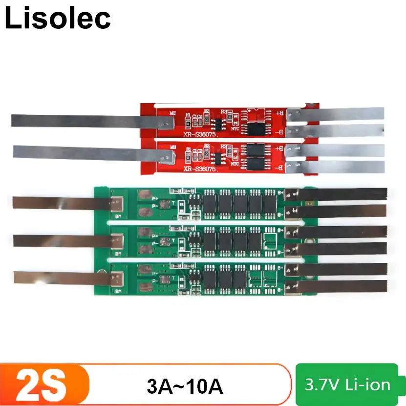 BMS 2S 충전기 모듈, 7.4V 8.4V 18650 21700 Lipo 리튬 배터리 보호 보드, 3A 5A 6A 8A 10A 충전 방전 플레이트 PCB