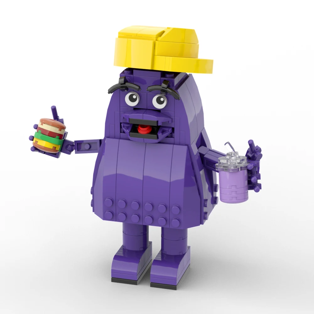 

Конструктор MOC Grimaceed гримаса из мультфильмов, Набор строительных блоков, персонаж из ужасной игры, кирпичные игрушки для детей, подарки на Хэллоуин