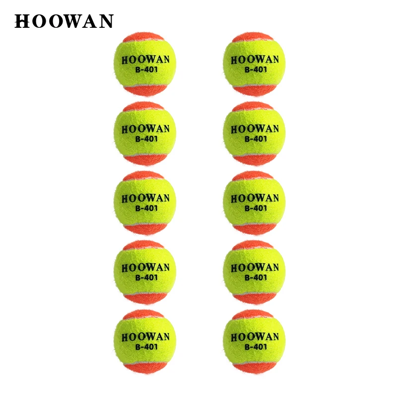 HOOWAN B-401 Beach Tennis Balls 10 Unit Standard Padel Balls 50% Pressure Training Balls